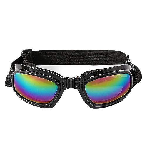 Faltbare Hundesonnenbrille für kleine, mittelgroße und lange Schnauze, UV-Schutz, Brille mit verstellbarem Riemen, Haustierbrille mit UV-Schutz von Morain