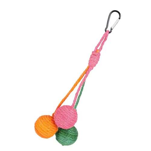 Morain Interaktives Katzen-Sisalseil-Kugel zum Kratzen und Kauen, Spaß, Indoor-Spielspielzeug, Sisal-Kratzkugel Morain Interaktives Katzen-Sisalseil-Kugel zum Kratzen und Kauen, Spaß, Indoor-Spielspielzeug, Sisal-Kratzkugel von Morain