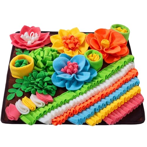 Morain Schnüffelunterlage für Hunde, Puzzle-Spielzeug für Geruchstraining und Übung, weiches Fleece, Futtersuche, Geschicklichkeitstraining, Schnüffeln Morain Schnüffelunterlage für Hunde, Puzzle-Spielzeug für Geruchstraining und Übung, weiches Fleece, Futtersuche, Geschicklichkeitstraining, Schnüffeln von Morain