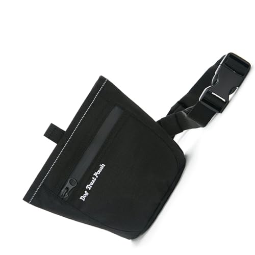 Tragbare Gürteltasche für Haustier-Training, Leckerli-Tasche für Spaziergänge im Freien, Laufen, mit Reißverschlusstasche und verstellbarem Gürtel, Hundetraining-Hüfttasche von Morain
