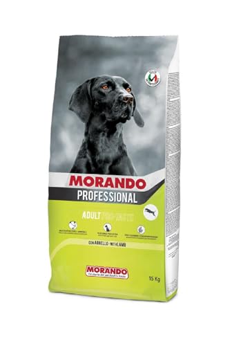 Morando Pro Dry Dog Food for Adult Dogs – Hundefutter - Hundetrockenfutter - Hundefutter Trocken - Trockenfutter für Hunde - Hunde Trockenfutter - Lammfleisch, Reis 15 kg von Morando