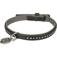 MORE Deluxe Halsband Strass anthrazit XXS von More