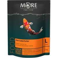 MORE FOR FISH Koi Farbfutter 6mm 2 kg von More