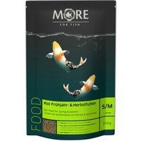 MORE FOR FISH Koi Frühjahr-/Herbstfutter 2 mm (S/M) 500 g von More