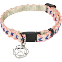more Lifestyle MORE Katzenhalsband Royal Baumwolle blau/pink von more Lifestyle