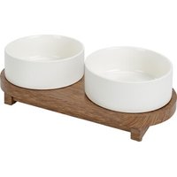 more Lifestyle MORE Keramik Doppelnapfständer Premier weiß more Lifestyle MORE Keramik Doppelnapfständer Premier weiß von more Lifestyle