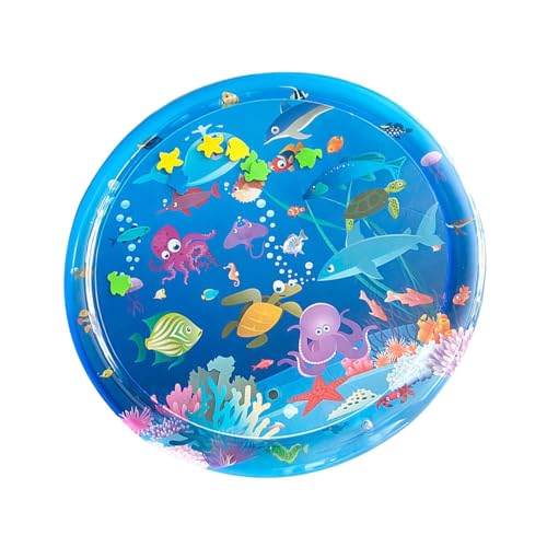 Moreeulsi 100cm Verdickte Wasser Sensor Spielmatte Für Katzen, Aufblasbare Sensorische Wasser-Spielmatte Für Katzen, Sensor Wasserspielmatte, Sommer Wassersensorische Spielmatte Moreeulsi 100cm Verdickte Wasser Sensor Spielmatte Für Katzen, Aufblasbare Sensorische Wasser-Spielmatte Für Katzen, Sensor Wasserspielmatte, Sommer Wassersensorische Spielmatte von Moreeulsi