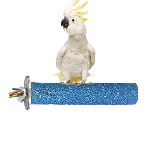Moreeulsi 3 Stück mattierte Sitzstange für Papageienkrallen, Käfigständer Sitzstange für Papageien, Papageien-Sitzstange, Wellensittich, Vogelsitzstange, Vogelpfoten-Schleifstab, Sitzstange von Moreeulsi