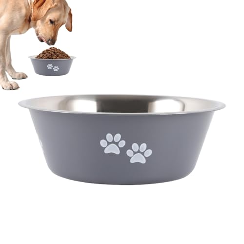 Moreeulsi Futternapf und Wassernapf, Futternapf für Haustiere, lebensmittelechtes Metall, Wasser- und Futternapf für Haustiere, große Kapazität, Futternapf für Hunde und Katzen von Moreeulsi