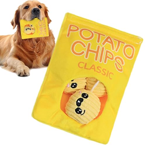 Moreeulsi Futtersuchspielzeug für Hunde, Haustierspielzeug aus Plüsch mit Sound,Hunde-Anreicherungs-Snack-Beutel, Spielzeug, Beiß-Plüsch - Interaktives Kauspielzeug zur Reduzierung der Langeweile bei Moreeulsi Futtersuchspielzeug für Hunde, Haustierspielzeug aus Plüsch mit Sound,Hunde-Anreicherungs-Snack-Beutel, Spielzeug, Beiß-Plüsch - Interaktives Kauspielzeug zur Reduzierung der Langeweile bei von Moreeulsi
