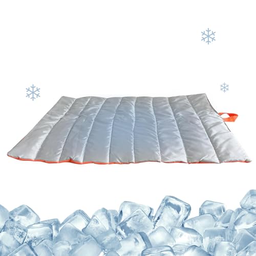 Moreeulsi Outdoor-Hundebett, tragbare Hundematte - Kühlende Matte für Hunde und Katzen mit zusätzlichem Eispad,Große Multifunktionsmatte 100 x 70 cm für Outdoor-Reisen, Camping, passend für kleine, Moreeulsi Outdoor-Hundebett, tragbare Hundematte - Kühlende Matte für Hunde und Katzen mit zusätzlichem Eispad,Große Multifunktionsmatte 100 x 70 cm für Outdoor-Reisen, Camping, passend für kleine, von Moreeulsi