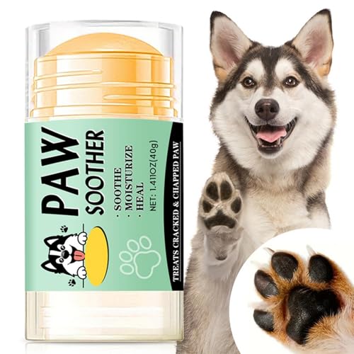 Moreeulsi Pfotenbalsam für Hunde, 40 g, natürliches Pfotenwachs für Hunde, Pfotensalbe für Hunde, Fußbalsam schützt vor Rissen und Wunden Moreeulsi Pfotenbalsam für Hunde, 40 g, natürliches Pfotenwachs für Hunde, Pfotensalbe für Hunde, Fußbalsam schützt vor Rissen und Wunden von Moreeulsi