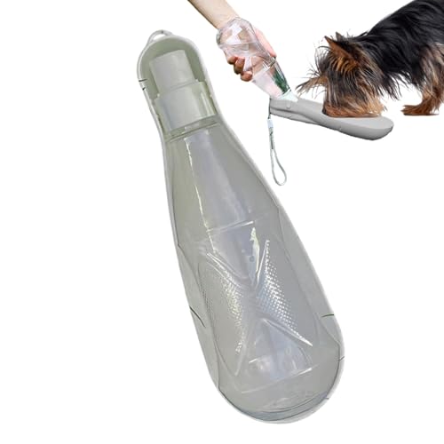 Moreeulsi Reiseflasche für den Hundespaziergang, Wasserflaschenspender für Hunde | 450 ml Wasserflaschenspender für Hunde | Wasserauslaufsicherer Trinkspender für Welpen zum Wandern von Moreeulsi