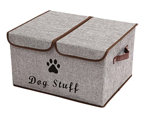 Morezi mit Deckel hundespielzeugkiste,Haustier spielzeugkiste,faltbareaufbewahrungsboxen,Aufbewahrungsbox für Heimtierbedarf-Hunde-Hellgrau Morezi mit Deckel hundespielzeugkiste,Haustier spielzeugkiste,faltbareaufbewahrungsboxen,Aufbewahrungsbox für Heimtierbedarf-Hunde-Hellgrau von Morezi