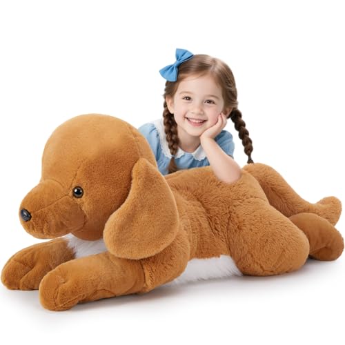 MorisMos riesen Golden Retriever Hund Kuscheltier XXL, 80cm lang groß Hund stofftier plüschtier,Geschenk Kinder Baby MorisMos riesen Golden Retriever Hund Kuscheltier XXL, 80cm lang groß Hund stofftier plüschtier,Geschenk Kinder Baby von MorisMos
