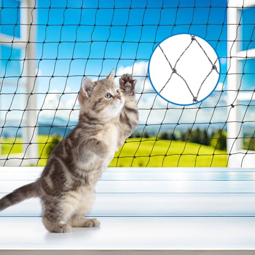 MorningRo Katzennetz Balkon, 3.0 m x 6.1 m Stahlverstärktes Katzennetz für Balkon, Sicherheit Katze Balkon Netz für Catio, Proof Screen für Haustiere, Starke Katze Balkon Schutz Barriere für MorningRo Katzennetz Balkon, 3.0 m x 6.1 m Stahlverstärktes Katzennetz für Balkon, Sicherheit Katze Balkon Netz für Catio, Proof Screen für Haustiere, Starke Katze Balkon Schutz Barriere für von MorningRo