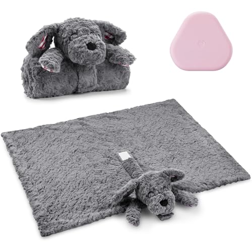 Herzschlag Spielzeug Herzschlag Decke für Hund Angstlinderung, Herzschlag Stofftier für Welpen Beruhigungshilfe Verhaltenshilfe, Hund Komfort Spielzeug für Einschlafhilfe Kuscheln Grau Herzschlag Spielzeug Herzschlag Decke für Hund Angstlinderung, Herzschlag Stofftier für Welpen Beruhigungshilfe Verhaltenshilfe, Hund Komfort Spielzeug für Einschlafhilfe Kuscheln Grau von Moropaky