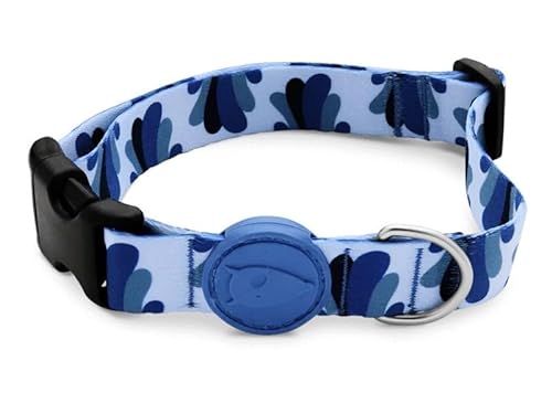 MORSO Halsband für Hund recycelt Splash blau von MORSO