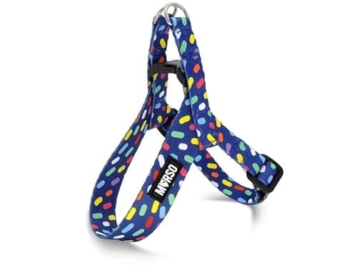 MORSO Mini-Geschirr für Hunde verstellbar recycelt Farbe Invaders lila MORSO Mini-Geschirr für Hunde verstellbar recycelt Farbe Invaders lila von MORSO
