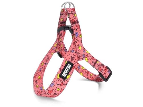 MORSO Mini-Geschirr für Hunde verstellbar recyceltes rosa Think pink MORSO Mini-Geschirr für Hunde verstellbar recyceltes rosa Think pink von MORSO