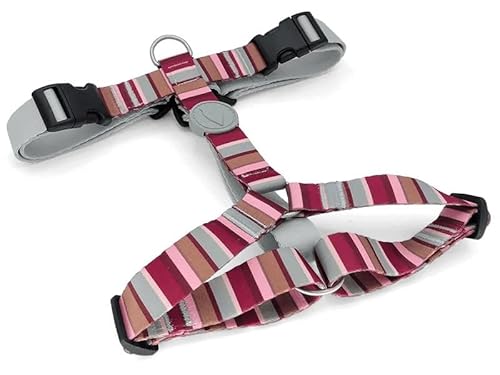 MORSO Geschirr für Hund h Geschirr für Hund recycelt Skyline rot/rosa MORSO Geschirr für Hund h Geschirr für Hund recycelt Skyline rot/rosa von MORSO