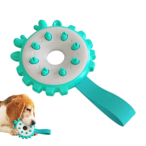 Moslalo Hunde-Zahnknirschspielzeug | Unzerstörbares Hundespielzeug mit Scheibendesign | Kauspielzeug für Hunde. Unzerstörbares, quietschendes Hundespielzeug für Aggressive Kautiere von Moslalo