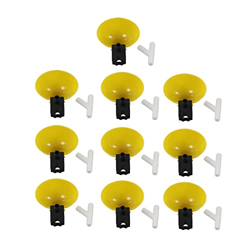 Mothinessto 10 Stück Automatische Vogeltränke, Große Kapazität, PP-Material, Vogel-Wassertränke, Fülltränke, Geflügel-Tränke, Bewässerungs-Tränkesystem für Hühner, Wachteln, Tauben, Vögel von Mothinessto