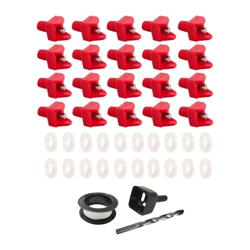 MotiveTech Horizontale Hühnertränke-Nippel, automatisches Hühnertränkesystem, wassersparend mit Bohrer für Enten, 20 Stück von MotiveTech
