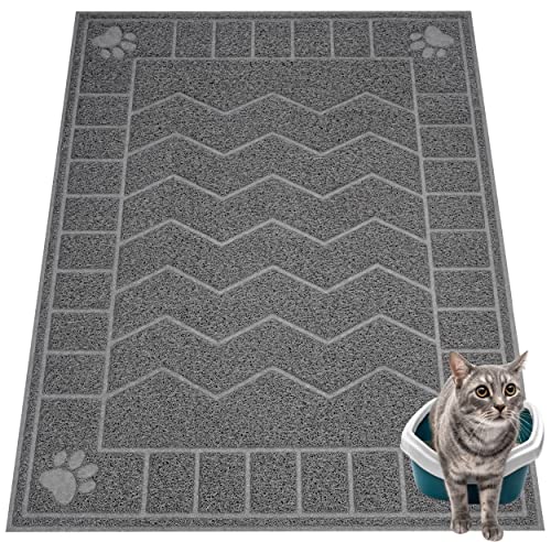 Motsamla Katzenklo Matte, Katzentoilettenmatte weich auf Kitty Paws, 119,4 x 88,9 cm, Kätzchentoilettenmatte für saubere Böden, wasserdicht, leicht zu reinigen, langlebig, XL große Katzentoilette für Motsamla Katzenklo Matte, Katzentoilettenmatte weich auf Kitty Paws, 119,4 x 88,9 cm, Kätzchentoilettenmatte für saubere Böden, wasserdicht, leicht zu reinigen, langlebig, XL große Katzentoilette für von Motsamla