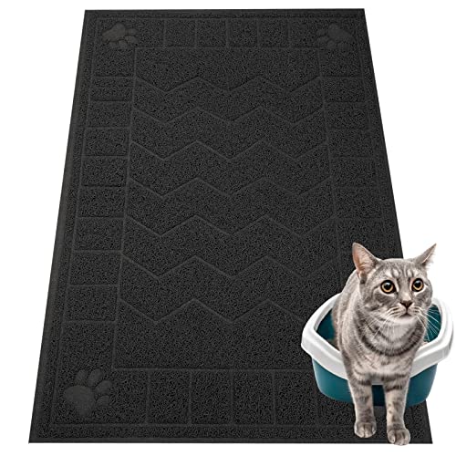 Motsamla Katzentoilettenmatte, weich auf Katzenpfoten, 88,9 x 61 cm, für saubere Böden, wasserdicht, leicht zu reinigen, langlebig, große Katzentoilette für Kätzchen. Motsamla Katzentoilettenmatte, weich auf Katzenpfoten, 88,9 x 61 cm, für saubere Böden, wasserdicht, leicht zu reinigen, langlebig, große Katzentoilette für Kätzchen. von Motsamla