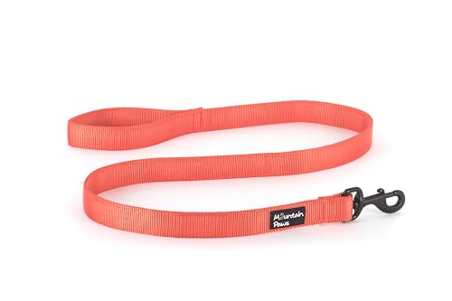 Mountain Paws Extra robuste Hundeleine, Doppellagiges Gewebe mit weichem Griff, 1,15 m Mountain Paws Extra robuste Hundeleine, Doppellagiges Gewebe mit weichem Griff, 1,15 m von Mountain Paws