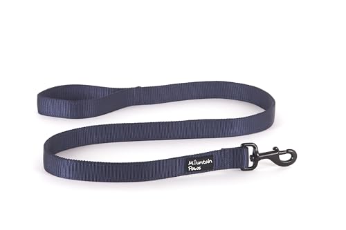 Mountain Paws Extra robuste Hundeleine, Doppellagiges Gewebe mit weichem Griff, 1,15 m Mountain Paws Extra robuste Hundeleine, Doppellagiges Gewebe mit weichem Griff, 1,15 m von Mountain Paws