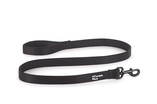 Mountain Paws Extra robuste Hundeleine, Doppellagiges Gewebe mit weichem Griff, 1,15 m Mountain Paws Extra robuste Hundeleine, Doppellagiges Gewebe mit weichem Griff, 1,15 m von Mountain Paws