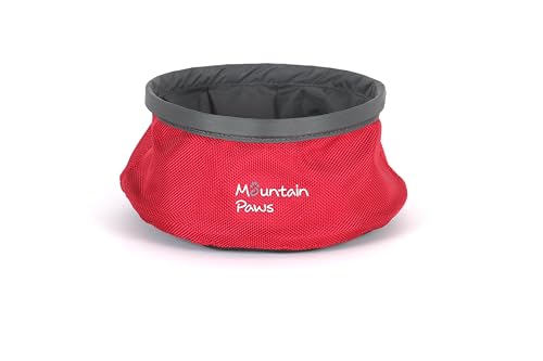 Mountain Paws Zusammenklappbarer Leichter Wassernapf für Hunde von Mountain Paws