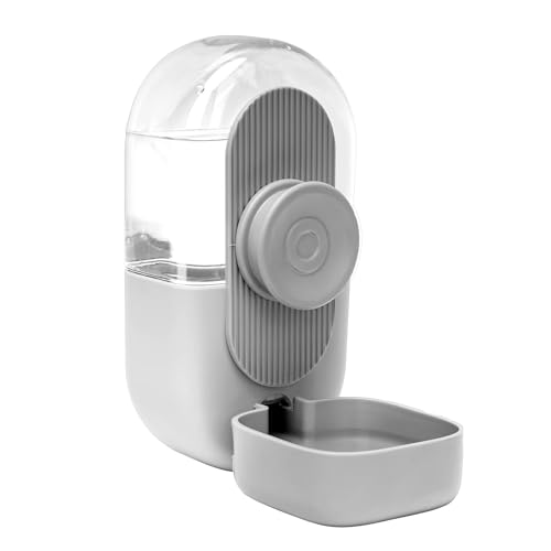 Automatischer Wasserspender zum Aufhängen, 800 ml, Kaninchen-Wasserflasche, Kaninchen, Meerschweinchen, Frettchen, Wassernapf für Käfig, geeignet für kleine Tierwelpen (Käfiggitterabstand über 3,1 cm) von Mounteps