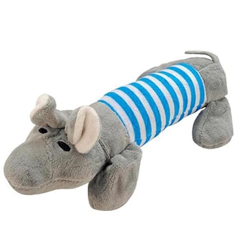Haustier Hund Kau Spielzeug Weicher Plüsch Ente Squeaker Squeaky Sound Spielen Welpen Zähne Spielzeug (Blau) von Mounteps