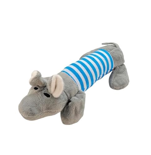 Kauspielzeug für Hunde, weiches Plüsch-Ente mit Quietschgeräusch, Spielzeug für Welpen, Blau Kauspielzeug für Hunde, weiches Plüsch-Ente mit Quietschgeräusch, Spielzeug für Welpen, Blau von Mounteps