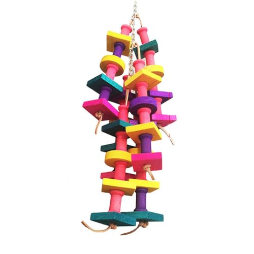 Kauspielzeug für Papageien und Vögel, Barsch, Wellensittich, Nymphensittich, Spielzeug, Hängeschaukel aus Holz Kauspielzeug für Papageien und Vögel, Barsch, Wellensittich, Nymphensittich, Spielzeug, Hängeschaukel aus Holz von Mounteps