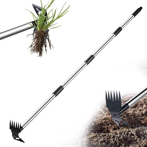Mounteps 2 in 1 Hand Unkraut Rake und Garten Husen mit langem Griff Garten Unkraut Werkzeug Mounteps 2 in 1 Hand Unkraut Rake und Garten Husen mit langem Griff Garten Unkraut Werkzeug von Mounteps