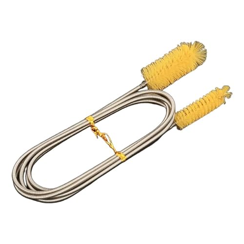 Mounteps Aquarium Außenfilter Rohrreiniger Bürste Flexible Fisch Tank Schlauch Rohrpumpe (Gelb) von Mounteps