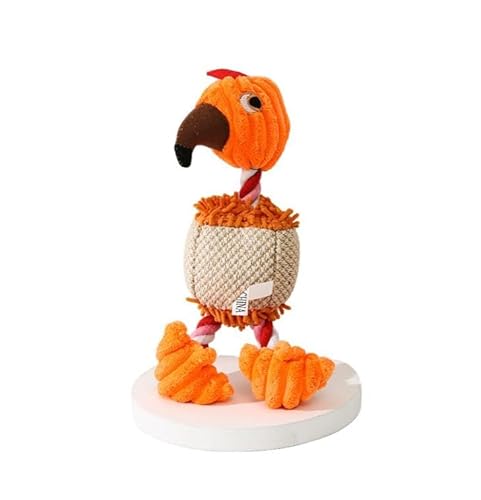 Mounteps Bissfestes Quietschspielzeug, Kauspielzeug, lustiges Welpenspielzeug für Haustiere, Orange Mounteps Bissfestes Quietschspielzeug, Kauspielzeug, lustiges Welpenspielzeug für Haustiere, Orange von Mounteps