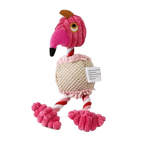 Mounteps Bissfestes Quietschspielzeug Zähneknirschen Kauspielzeug Lustiges Welpenspielzeug Haustier (Rosa) von Mounteps