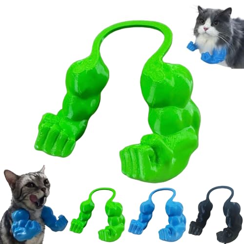 Mounteps Katze Muskel Arme 3D gedruckt Katze Hals Arme mit Muskel Superhelden Cosplay (Grün) von Mounteps
