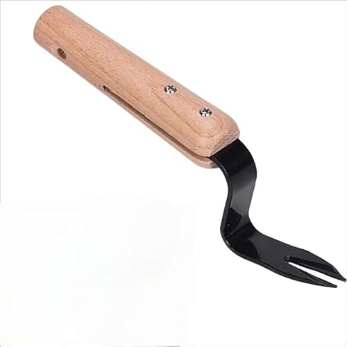 Mounteps Wooden Handle Carbon Steel Weed Pulling Tool Weed Puller Digger Fork Weeder Mounteps Wooden Handle Carbon Steel Weed Pulling Tool Weed Puller Digger Fork Weeder von Mounteps