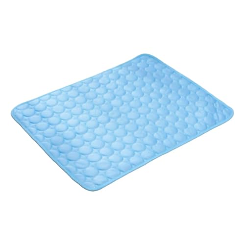 Pet Cooling Bed Mat - Quick - Cooling Pad for Dogs, Cats & Puppy | Summer Ready Soft & Breathable Sleeping Mattress (Blue, 50 * 40cm) von Mounteps