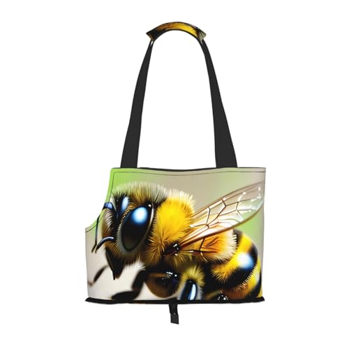 Cute Little Bee tragbare Hunde-Tragetasche – stilvolle Hunde-Tragetasche für kleine Hunde – langlebige und praktische Haustier-Tragetasche von Mouxiugei