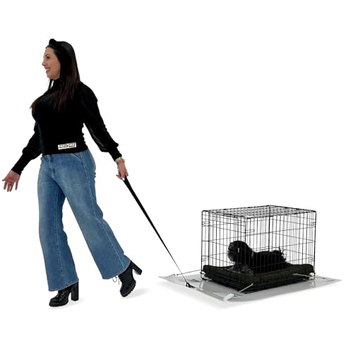 MovXing Cradle KrateMovr Große Kunststoffmatte, die unter Hundehütten, Aquarien, Kisten für Hunde und Katzen platziert wird, hilft Haustiere leicht zu bewegen und Böden zu schützen, 1 Packung MovXing Cradle KrateMovr Große Kunststoffmatte, die unter Hundehütten, Aquarien, Kisten für Hunde und Katzen platziert wird, hilft Haustiere leicht zu bewegen und Böden zu schützen, 1 Packung von MovXing Cradle