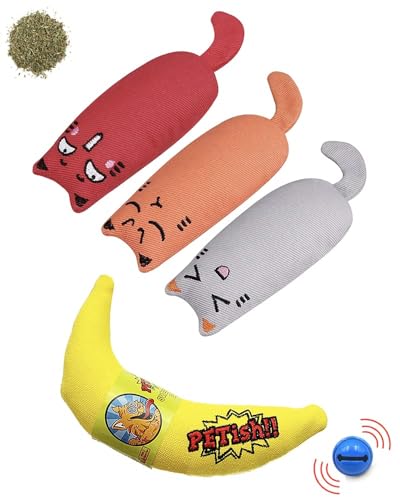 Mox Petish Katzenspielzeug Set 4 teilig Katzenspielzeug mit Katzenminze Katzenkissen mit Katzenminze Spielzeug für Katzen Minzekissen Katzenspielzeug Selbstbeschäftigung Mox Petish Katzenspielzeug Set 4 teilig Katzenspielzeug mit Katzenminze Katzenkissen mit Katzenminze Spielzeug für Katzen Minzekissen Katzenspielzeug Selbstbeschäftigung von Mox