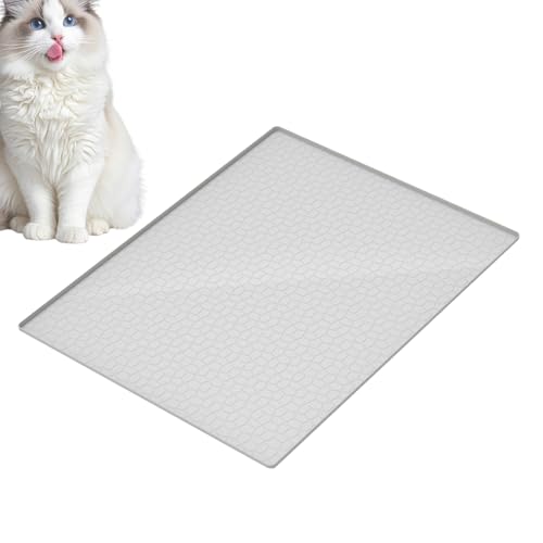 Moxeupon Katzenstreufänger Matte,wasserdichte Silikon Unterlage Für Böden - Dekorative Waschbare Kratzfeste Bodenmatte Für Badezimmer, Wohnung & Eingangsbereich Moxeupon Katzenstreufänger Matte,wasserdichte Silikon Unterlage Für Böden - Dekorative Waschbare Kratzfeste Bodenmatte Für Badezimmer, Wohnung & Eingangsbereich von Moxeupon
