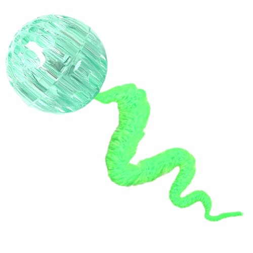 Moxeupon Katzenwurmspielzeug, Hüpfball mit Schwanz, Katzenspielzeug | Interaktives Wurm-Hüpfball-Katzenspielzeug - Katzen-Teaser-Zauberstab-Spielzeug zum Schleifen, Rollen, Hüpfen, Haustiergeburtstag Moxeupon Katzenwurmspielzeug, Hüpfball mit Schwanz, Katzenspielzeug | Interaktives Wurm-Hüpfball-Katzenspielzeug - Katzen-Teaser-Zauberstab-Spielzeug zum Schleifen, Rollen, Hüpfen, Haustiergeburtstag von Moxeupon